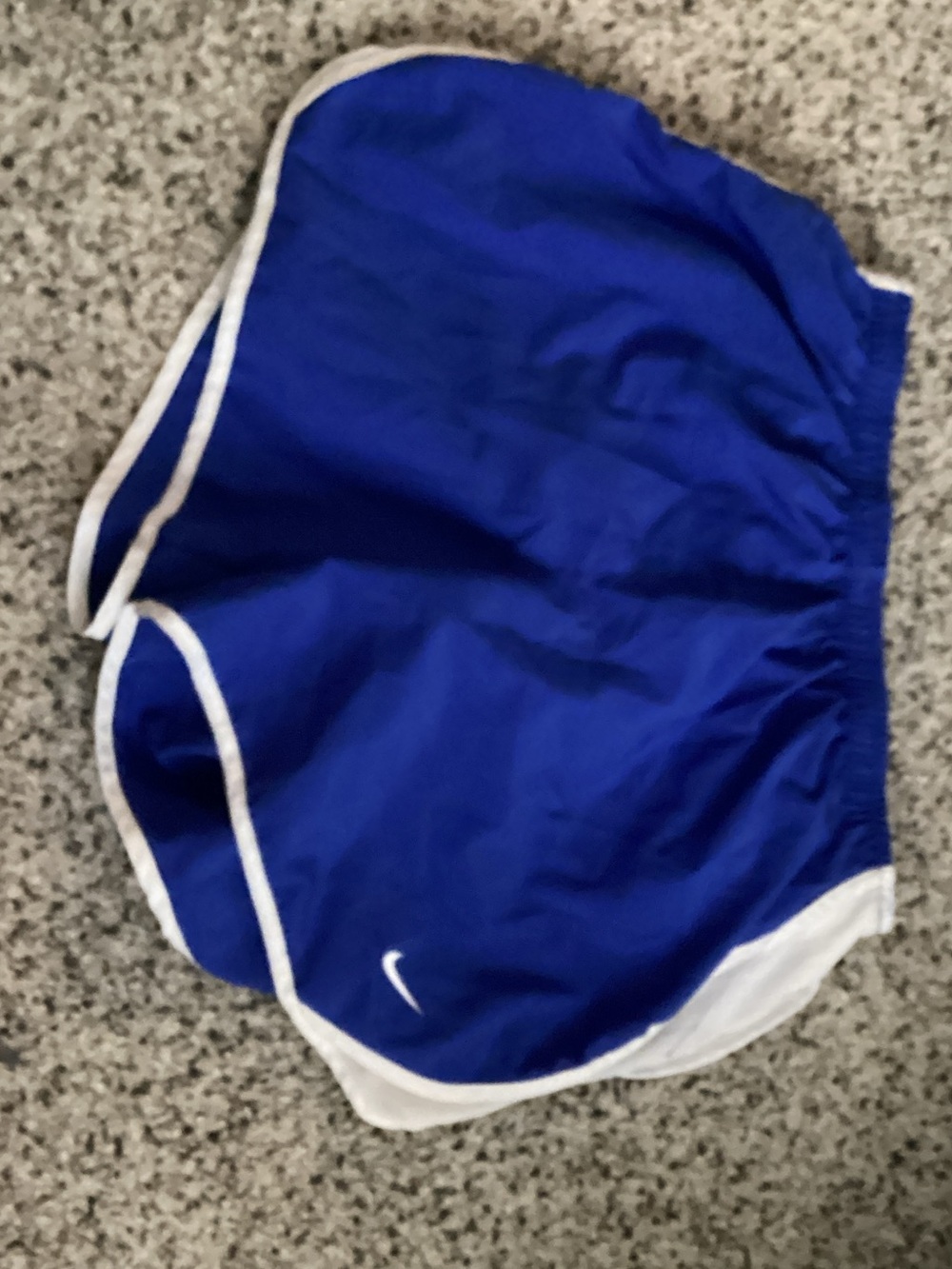 Nike Royal Blue Running Shorts with White Trim